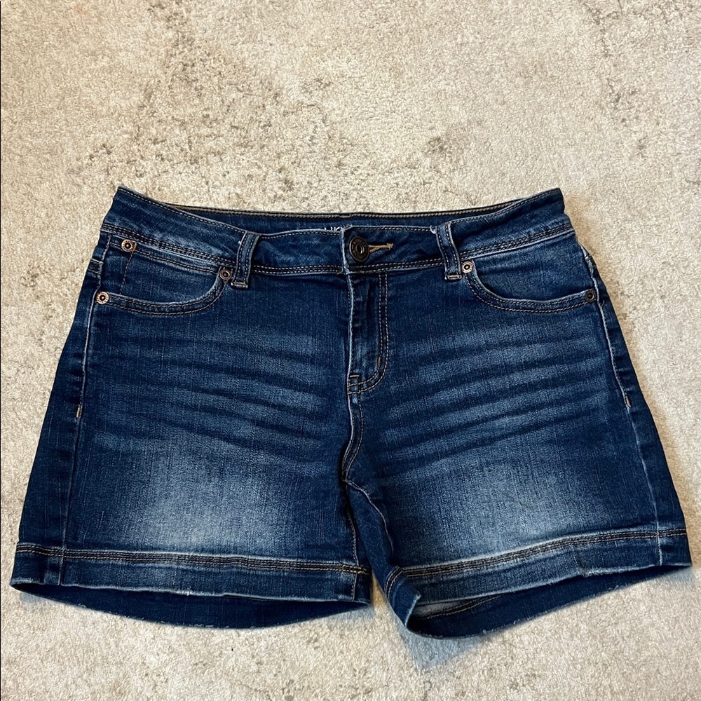 Maurices Denim Blue Women's Shorts - 1/2
